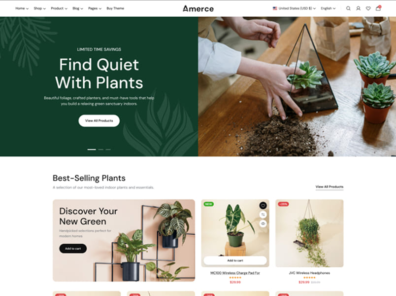 Garden предустановка витрины