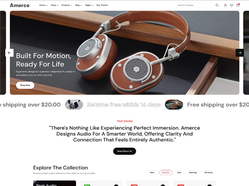 Headphone предустановка витрины